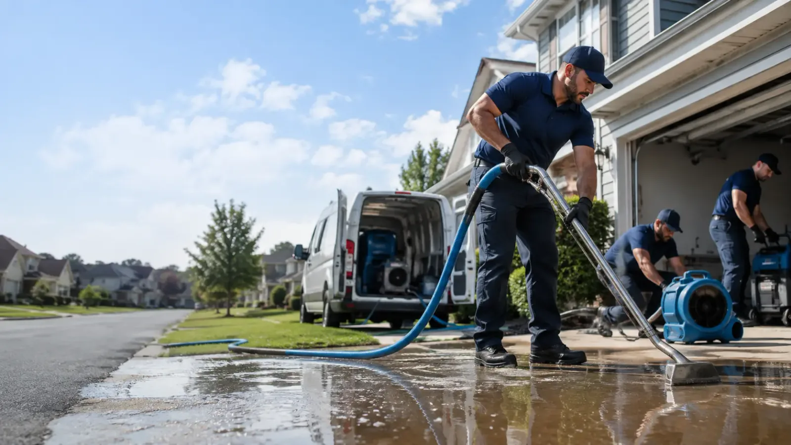 Flood Damage Restoration in Pep, TX